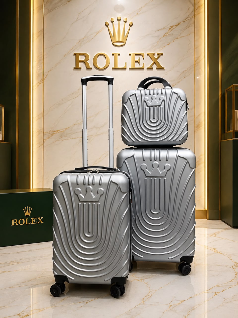 2 PC + SAMSONIT ROLEX GRIS