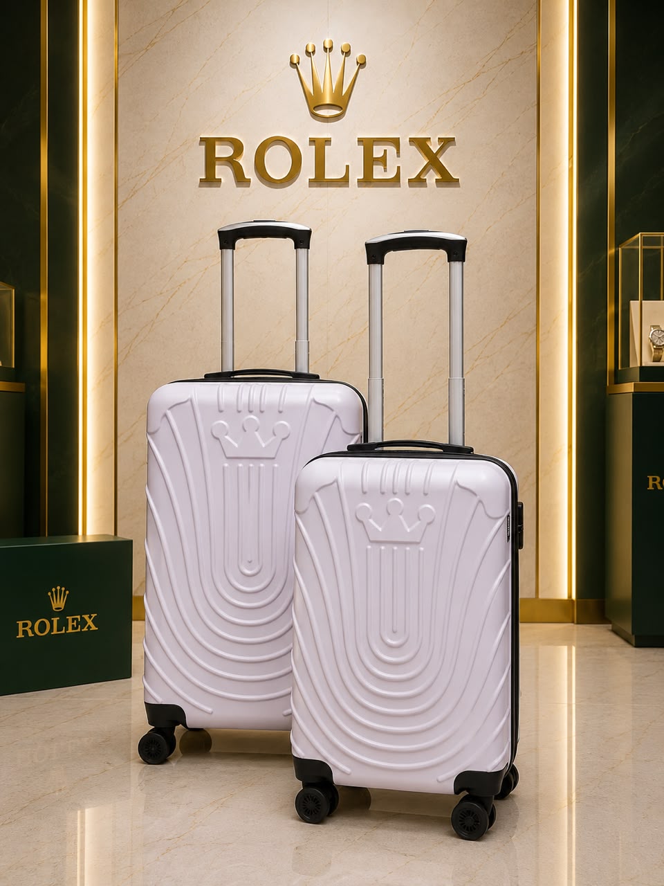 2 PC ROLEX ROSE PARLE